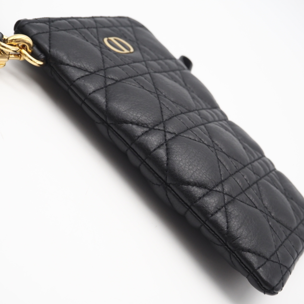Christian Dior Caro Multifunction Cannage Pouch Shoulder Bag S5036UWHC Black ... - Picture 6 of 15